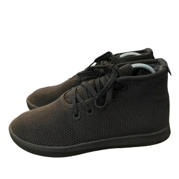 Allbirds Tree Toppers Charcoal Lightweight High Top Lace Up Sneaker Shoe - Picture 2 of 11